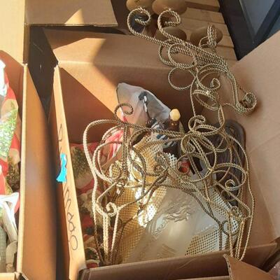 Box of assorted Christmas