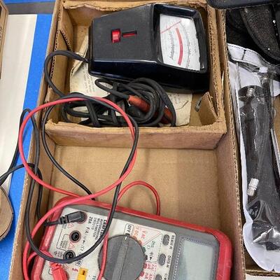 848-Wall Mount Racks, Tire Pressure Gauges, Multi-Meter 