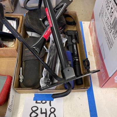 848-Wall Mount Racks, Tire Pressure Gauges, Multi-Meter 