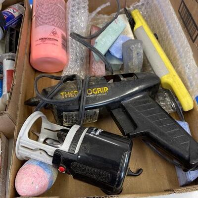 849-Glue Gin, Chalk, Misc Glues, etc..
