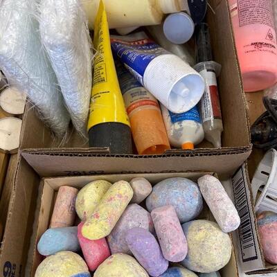 849-Glue Gin, Chalk, Misc Glues, etc..