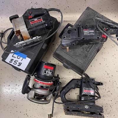 858-Craftsman Power Tool LOT