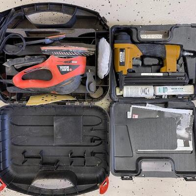 861- Stanley Bostich Link Fastner & Black & Decker Mega Mouse Sander & Polisher
