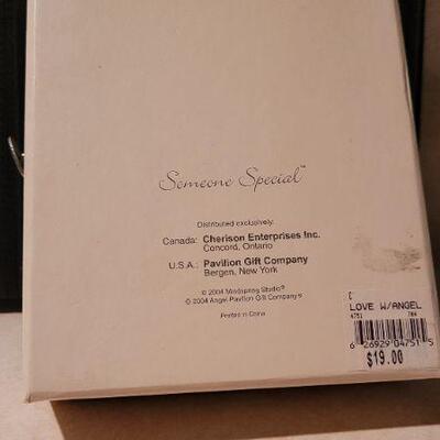 Lot 28: New HALLMARK Leather Memory Album + Someone Special Love Figure 