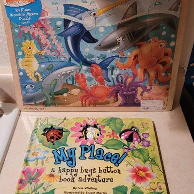 Lot 38: New Children's Activity Puzzle + Book