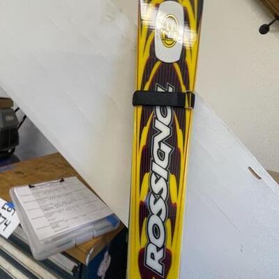 875-Rossignol Duetter Snow Skis, Ski Boots & Poles