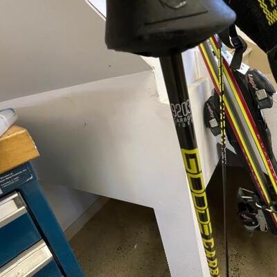 875-Rossignol Duetter Snow Skis, Ski Boots & Poles