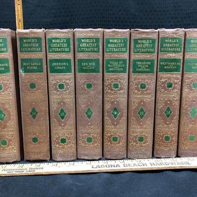 Vintage World's Greatest Literature Books Set of 8
