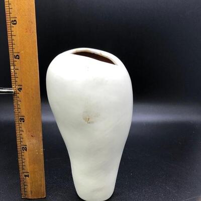 WONDERFUL EARLY ALETHA SOULE' STUDIO FREE FORMED ORGANIC POTTERY VASE 1991
