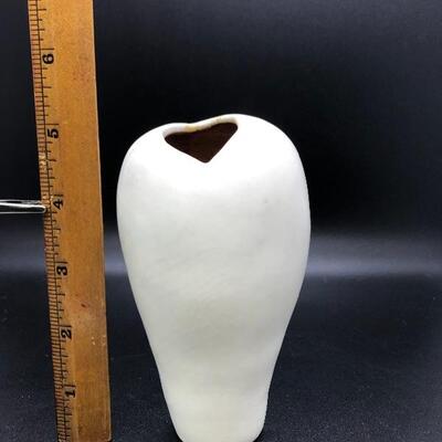 WONDERFUL EARLY ALETHA SOULE' STUDIO FREE FORMED ORGANIC POTTERY VASE 1991