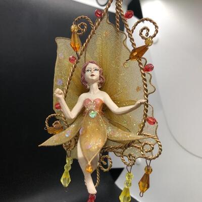 Small Hanging Swinging Fairy Nymph Figurine 