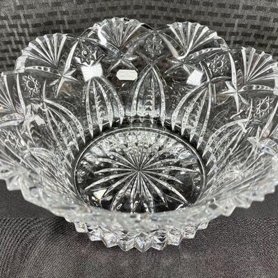 Cristal J. G. Durand France Crystal bowl 8.5â€ dia. 4â€ high 