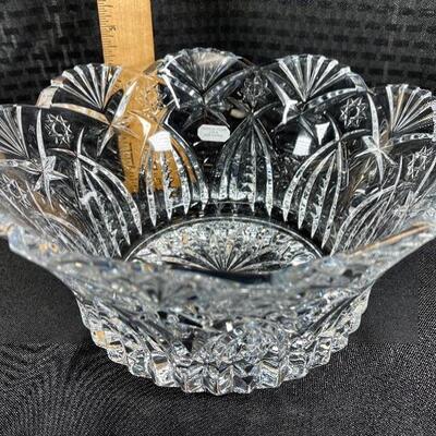 Cristal J. G. Durand France Crystal bowl 8.5â€ dia. 4â€ high 