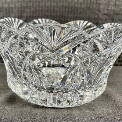 Cristal J. G. Durand France Crystal bowl 8.5â€ dia. 4â€ high 