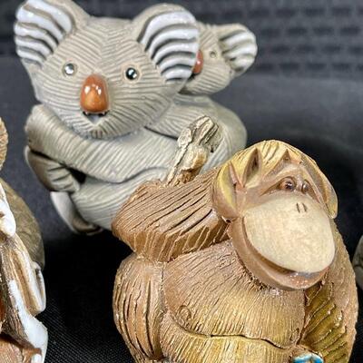Lot of 6 Animal Figurines ARTESANIA RINCONADA