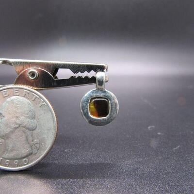 Small 1/2" Silver Tortoise Shell Pendant Charm