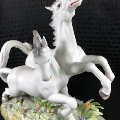 Horse Group by Andrea Figurine Statuette