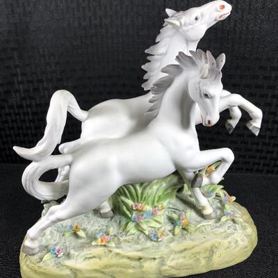 Horse Group by Andrea Figurine Statuette