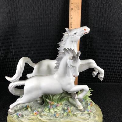 Horse Group by Andrea Figurine Statuette