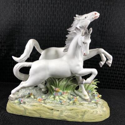 Horse Group by Andrea Figurine Statuette