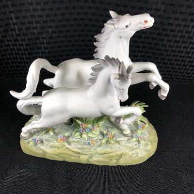 Horse Group by Andrea Figurine Statuette