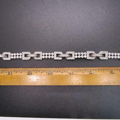 ADI Sterling Silver 925 & Cubic Zirconia Bracelet