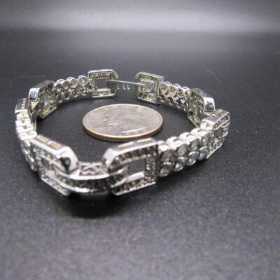 ADI Sterling Silver 925 & Cubic Zirconia Bracelet