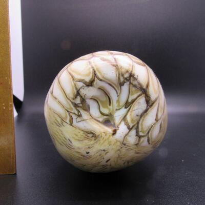 Vintage Wax Owl Art Candle Figurine 