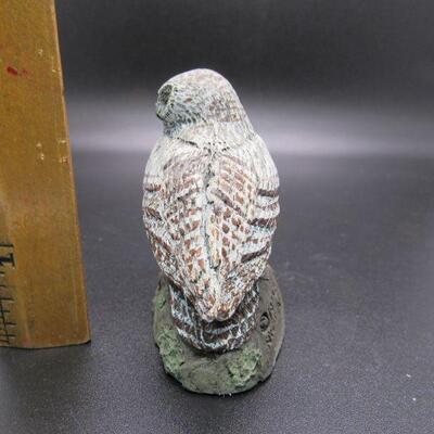 The Hamilton Mint Bronze Menagerie Owl Figurine