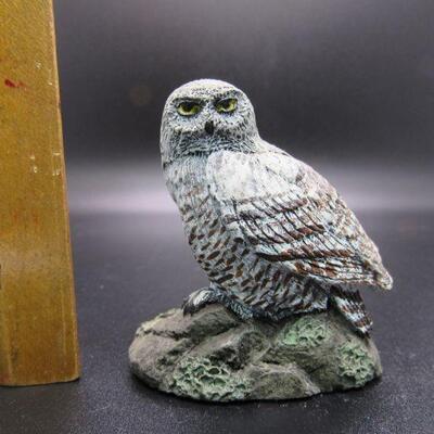 The Hamilton Mint Bronze Menagerie Owl Figurine