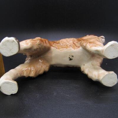 Porcelain Cocker Spaniel Dog Figurine 