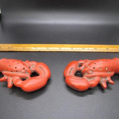 Set of Lobster Salt & Pepper Shakers