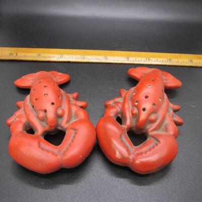 Set of Lobster Salt & Pepper Shakers