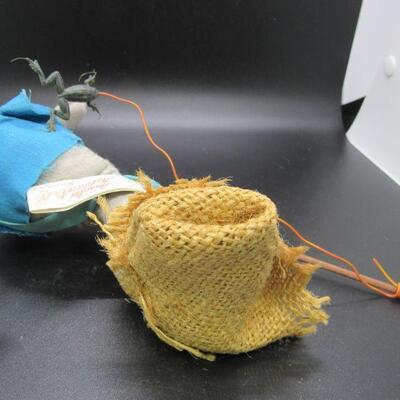 Vintage Annalee Plush Fishing Mouse