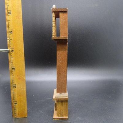 Dollhouse Miniature Grandfather Clock by Shackman