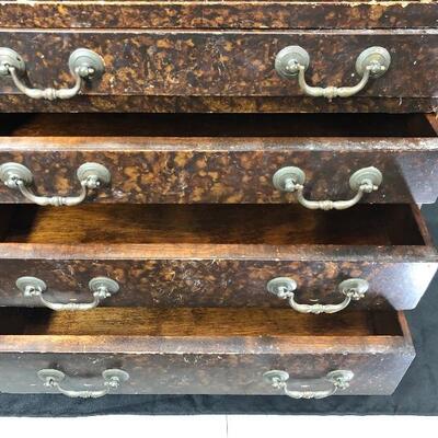Vintage Multi Drawer Wood Chest Jewelry Box 