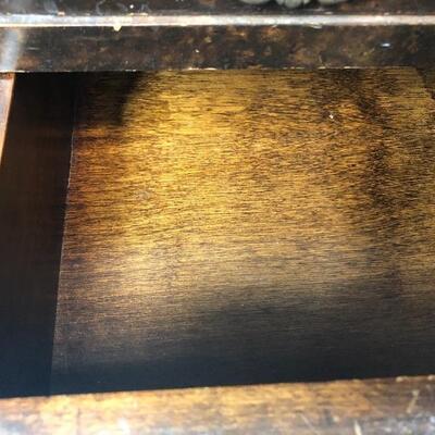 Vintage Multi Drawer Wood Chest Jewelry Box 