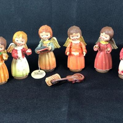 Miniature Musical Instrument Angel Figurines Anri Toriart