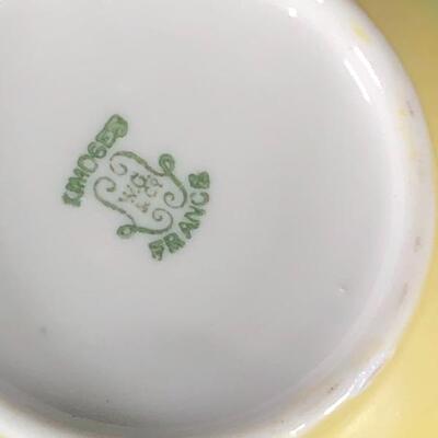 Vintage Daisy Flower Limoges Frances Trinket Planter Vase Bowl