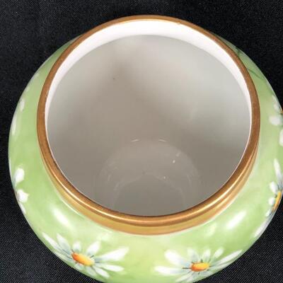 Vintage Daisy Flower Limoges Frances Trinket Planter Vase Bowl