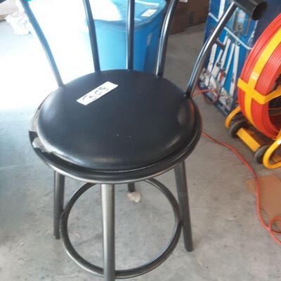 lot 308 - One black barstool