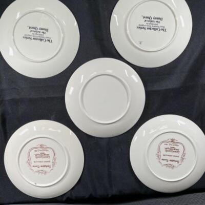 Set of 5 Yorkie Dog Collector Plates
