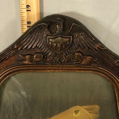 Lot 1 - Framed Military Soldier Print