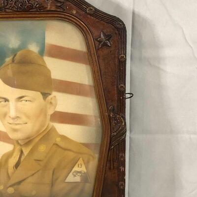 Lot 2 - Framed Military Soldier Print