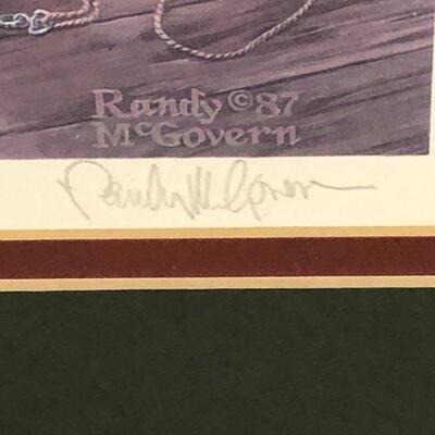 Lot 3 - Randy McGovern Lab Puppies Framed Print
