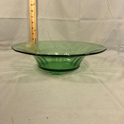 Lot 5 - Uranium/Vaseline Console Bowl