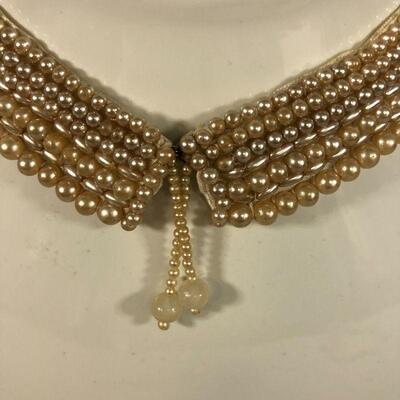 Lot 6 - Faux Pearl Choker from Japan