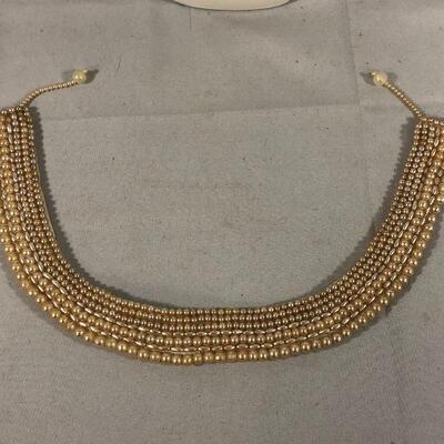 Lot 6 - Faux Pearl Choker from Japan