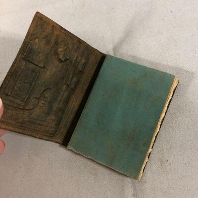 Lot 11 - Embossed Leather Miniature Notebook