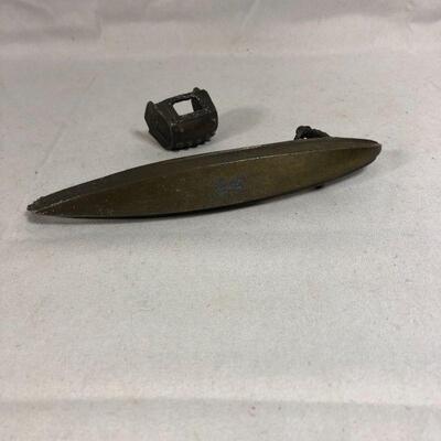 Lot 15 - Small Metal Gondola From Venice